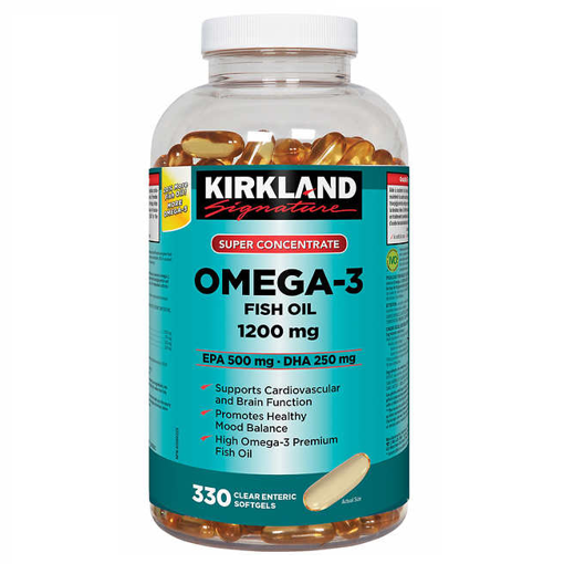 Kirkland Signature Omega 3 Super Concentrated Fish Oil 1200mg