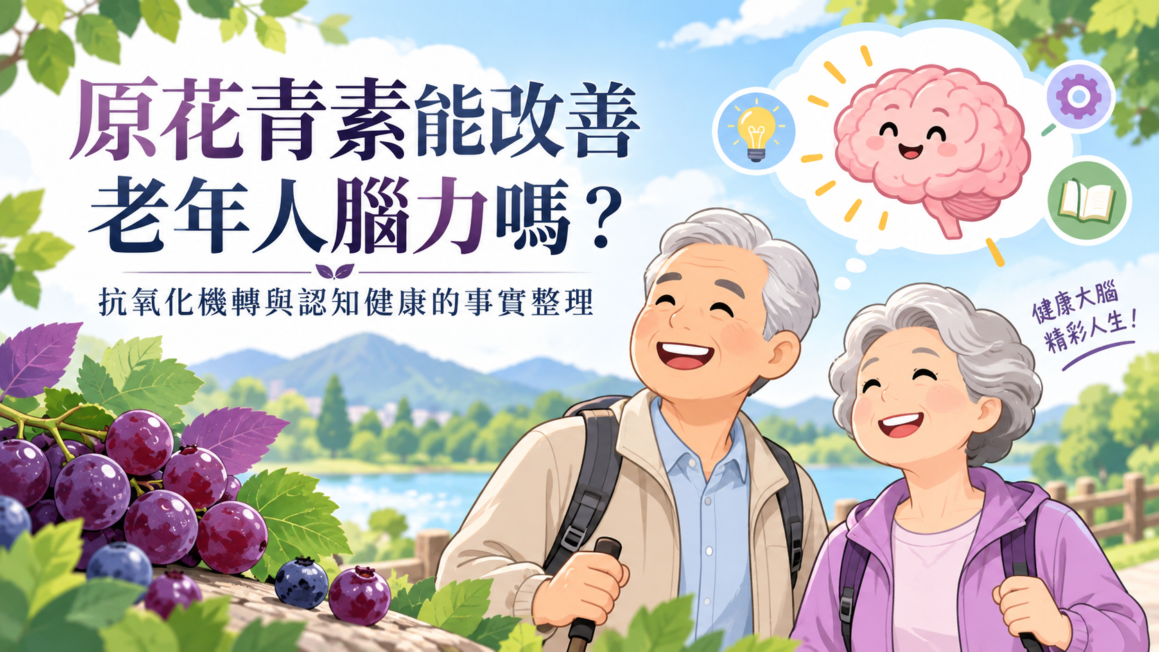 原花青素能改善老年人腦力嗎？抗氧化與認知健康事實整理