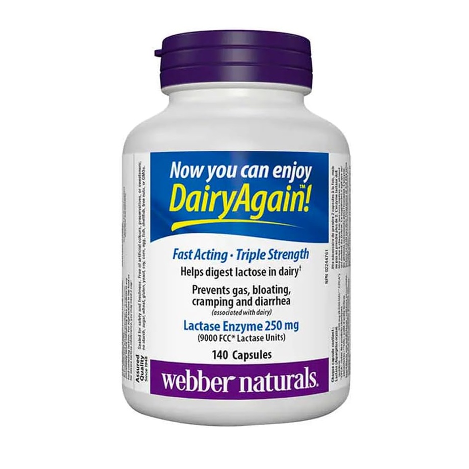 Weberjian - Complete Intestinal Lactase 140 Tablets