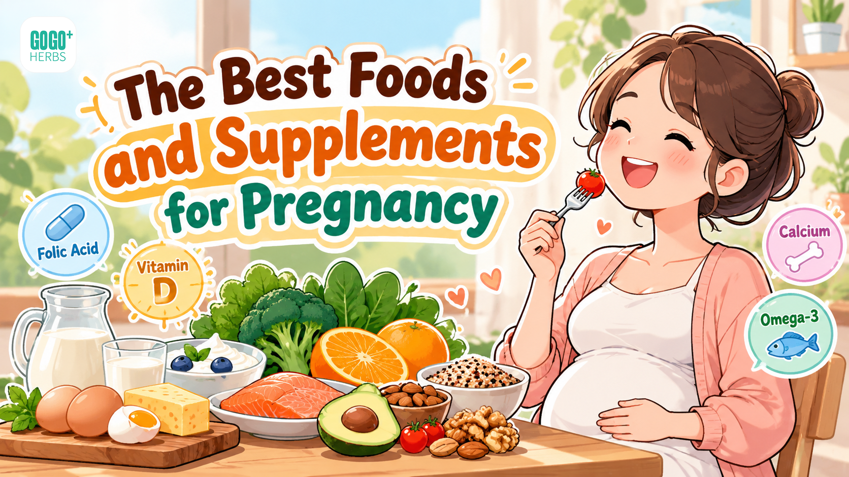 The Best Foods and Supplements for Pregnancy