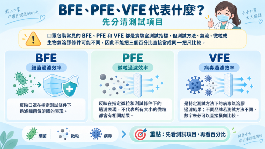BFE、PFE、VFE代表什麼？先分清測試項目