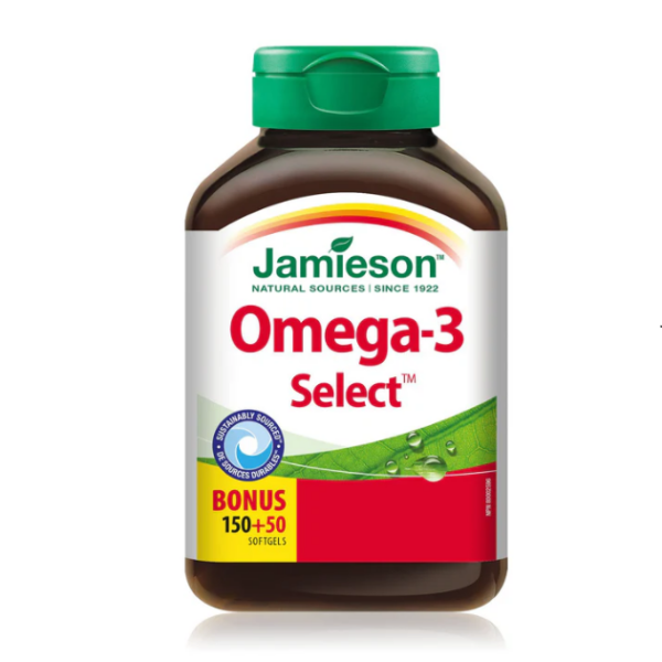 Jamieson - Omega-3 High Strength Concentrate 1000 mg 200 Tablets