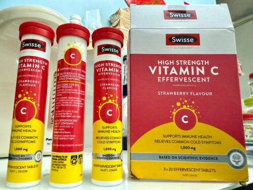 Swisse - 高濃度維他命C泡騰片 1000毫克 60片 photo review