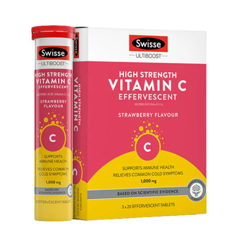 Swisse - 高濃度維他命C泡騰片 1000毫克 60片