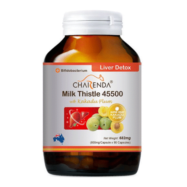 Charenda - Extra Strength Milk Thistle Complex Liver Protector 45500 (with Kakadu Plum) 90 Tablets