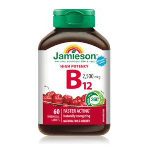 Jamieson - 高效維他命B12 天然櫻桃味 2500微克 60速溶舌下片