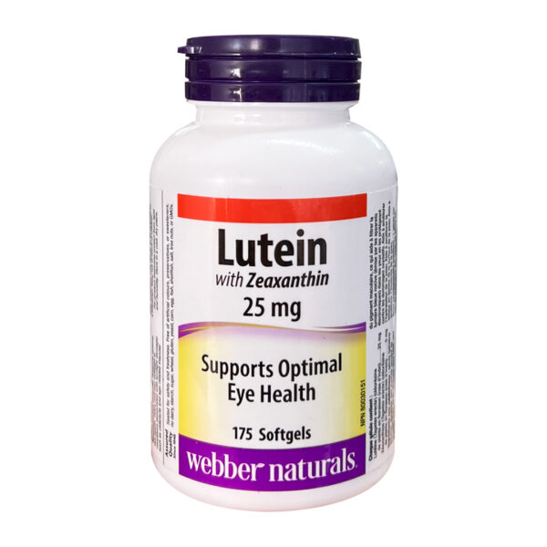Weberjian - Lutein 25mg + Zeaxanthin 5mg 175 softgels