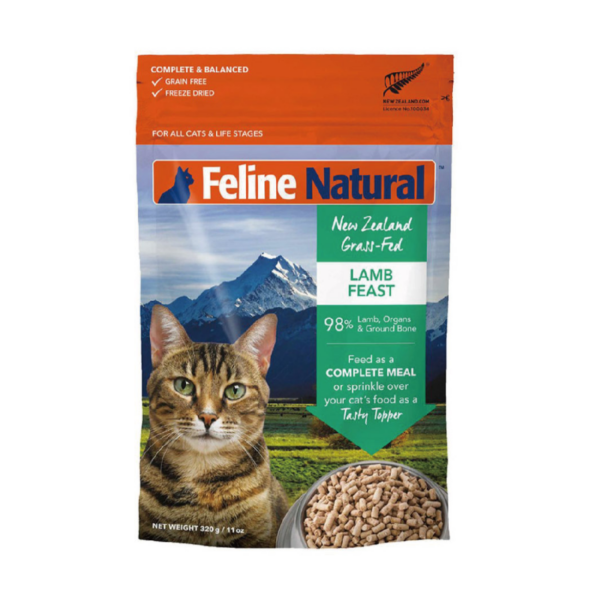 Feline Natural - F9 Freeze Dried Cat Food Lamb Feast 320g
