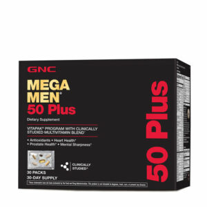 GNC - MEGA MEN® 50+ Men's Multivitamin Nutrition Health Pack 30 Packets