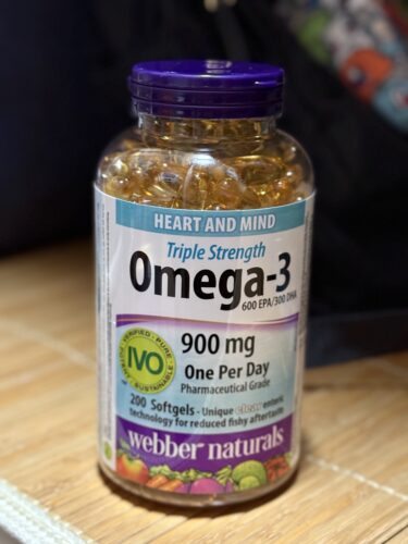 Webber Health - Triple Strength Omega-3 (900 mg EPA / DHA) 200 Capsules Super Value photo review