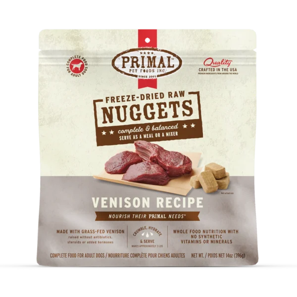 Primal - 凍乾脫水狗糧 鹿肉配方 14安士