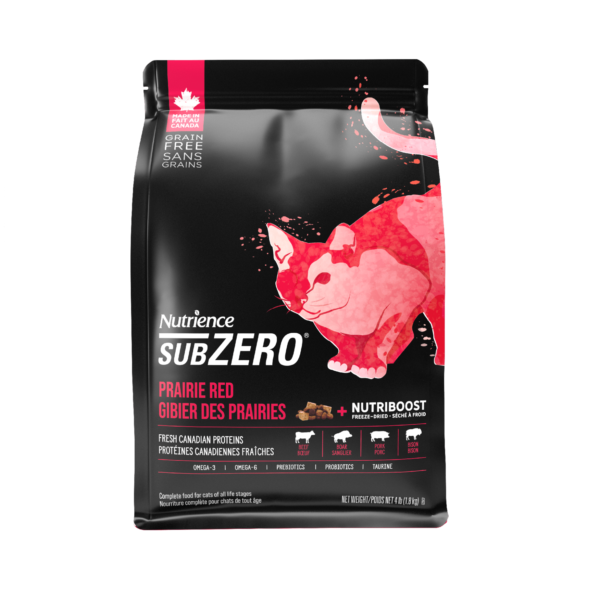 Nutrience SUBZERO - 凍乾鮮牛肝無穀物貓糧 紅肉、海魚全貓配方 1.8 / 4.5公斤