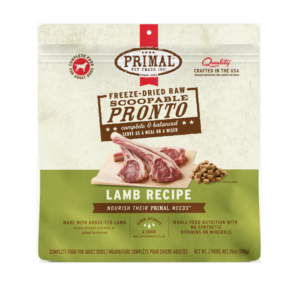 Primal - Freeze-dried Meat Pellets for Dogs Lamb Recipe 16 oz