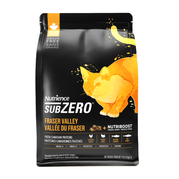 Nutrience SUBZERO - 凍乾鮮雞肉無穀物高蛋白貓糧 雞、火雞、海魚全貓配方 1.8公斤/ 4.5 公斤