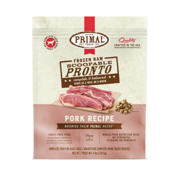 Primal - 脫水凍乾肉粒狗糧 豬肉配方 16安士