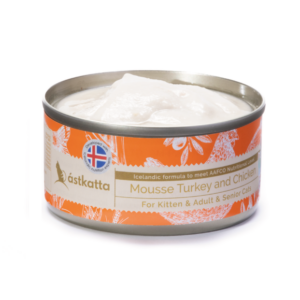 Astkatta - Turkey and Chicken Mousse Staple Food Jar | Full Cat Formula 80g