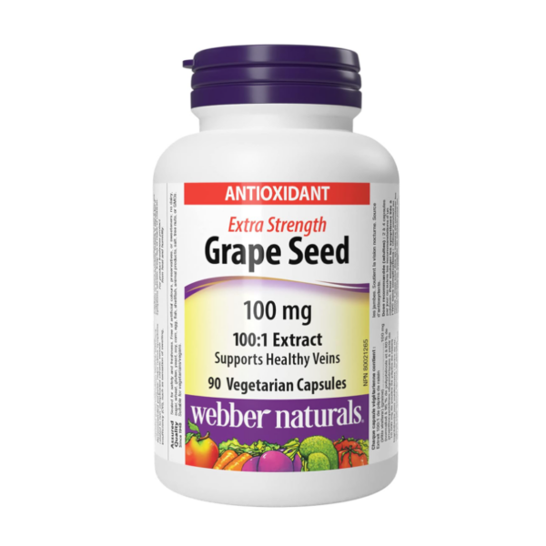 Weber - Extra Strength Grape Seed Extract 100 mg 90 Vegetarian Capsules