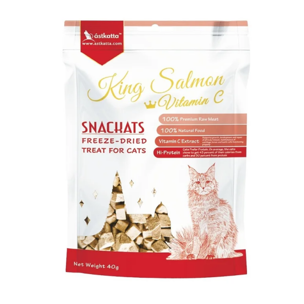 Astkatta - Freeze Dried Snacks | King Salmon & Vitamin C 40g