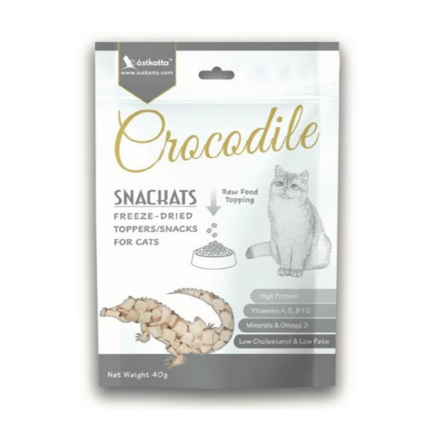 Astkatta - Freeze Dried Cat Treats | Alligator Meat & Omega 3 40g