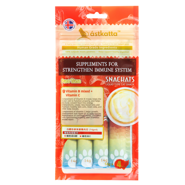 Astkatta - White Skipjack Tuna Puree | Immune Boosting Formula 14g x 4