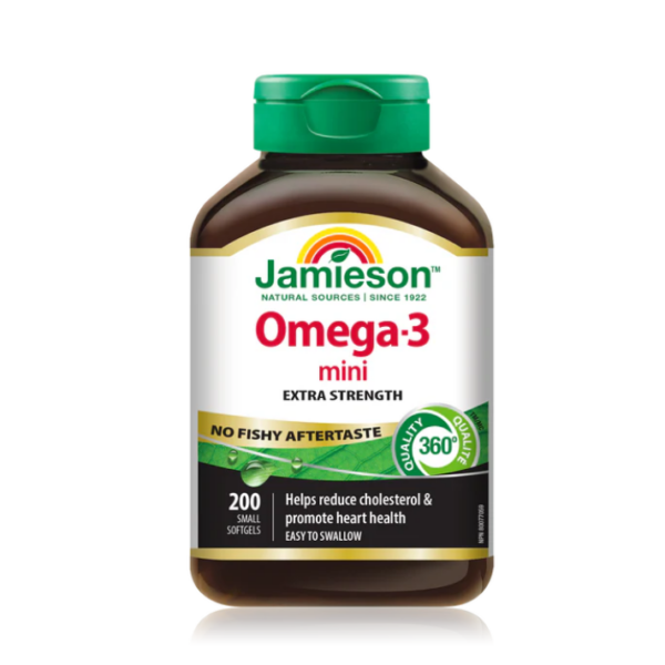 [Short-term Clearance Price] Jamieson - Gold Omega-3 Odorless Mini Capsules 200 Tablets