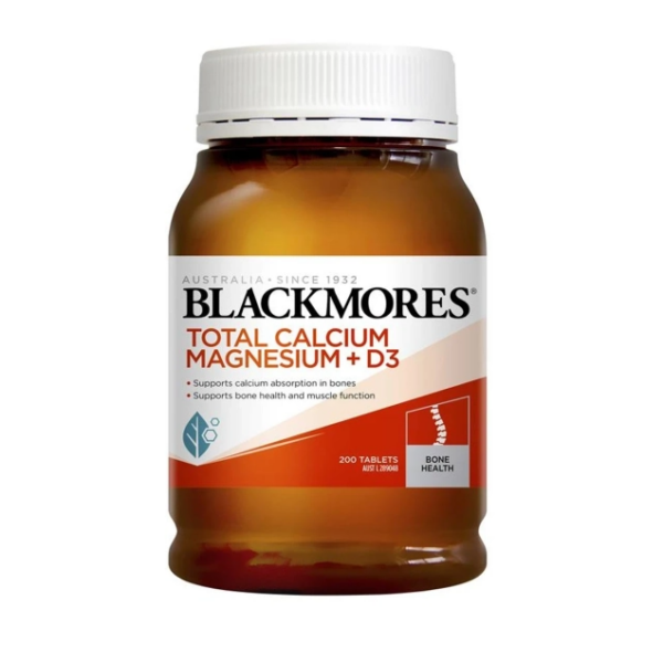 BLACKMORES - Active Calcium + Magnesium + Vitamin D3 200 Tablets