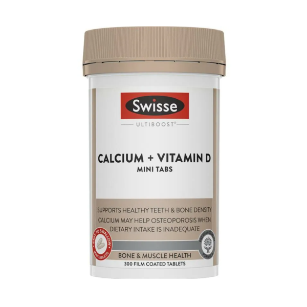 Swisse - Ultiboost Mini Calcium + Vitamin D 300 Tablets