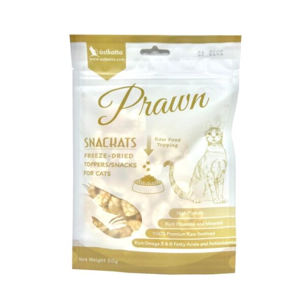 [Clearance Price] Astkatta - Freeze-Dried Snacks | Prawns & Omega-3 & 6 20g