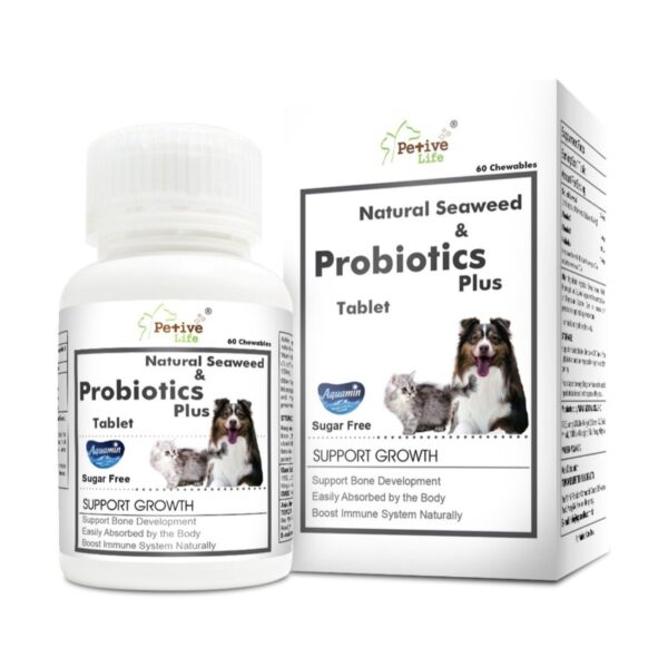 Petive Life – 天然海藻加益生丸 犬貓用 20粒 / 60粒