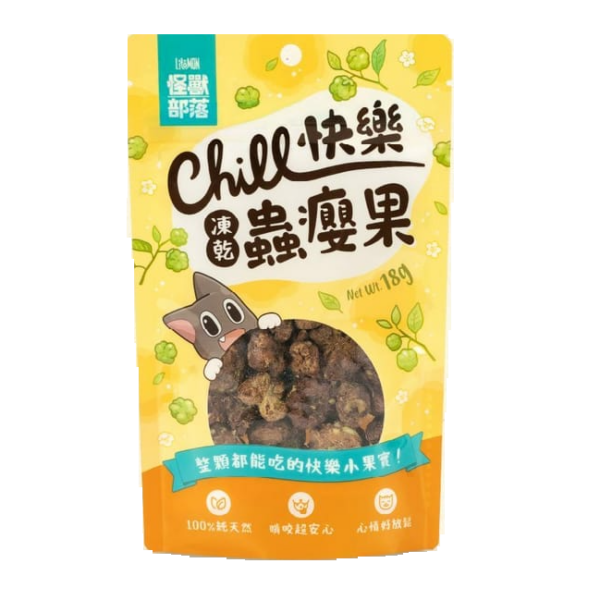 Monster Tribe – Happy Freeze-dried Gall Fruit for Cats 18g
