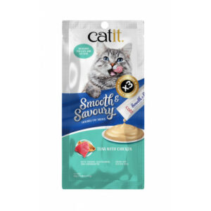 Catit Recipes – Tuna and Chicken Puree 15g x 4 pieces