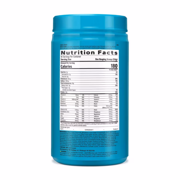 GNC – Total Lean® 輕營代餐沖劑 (朱古力味) 832克 - 影像 2