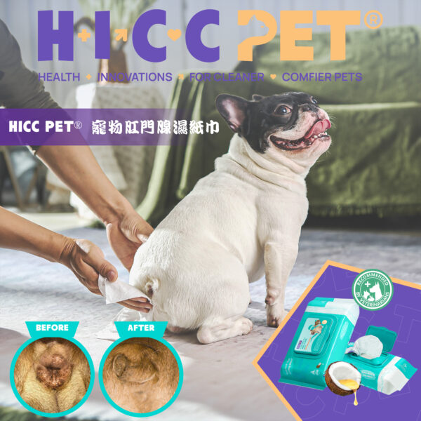 HICC Pet® – 寵物肛門腺濕紙巾 100片 - 影像 2
