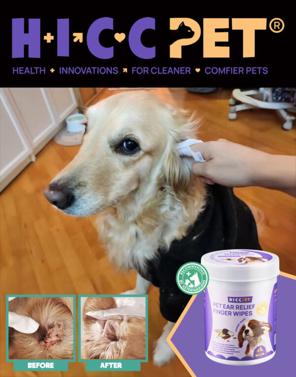 HICC Pet® – 寵物潔耳手指 無香 / 椰子香 / 麥盧卡蜂蜜 50片 - 影像 2