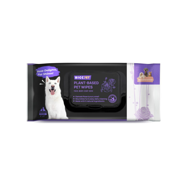 HICC Pet® – 寵物植物配方濕紙巾 大馬士革玫瑰香 100片