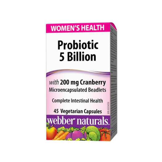 Weber Health - Women's Probiotics 50 Billion + Cranberry 200mg 45 Tablets