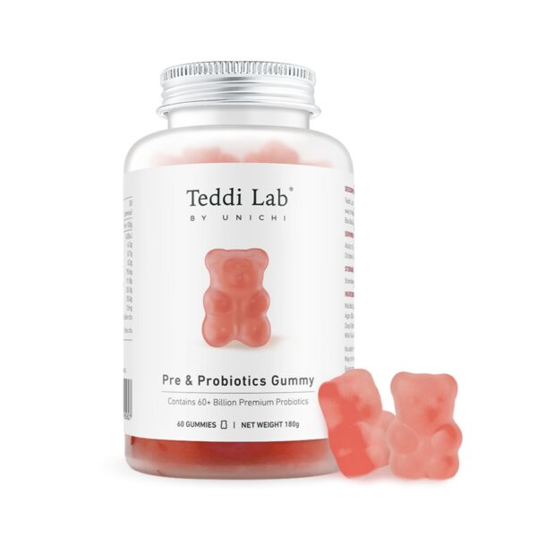Unichi - Teddi Lab® 益生菌小熊軟糖 乳酪味 60粒