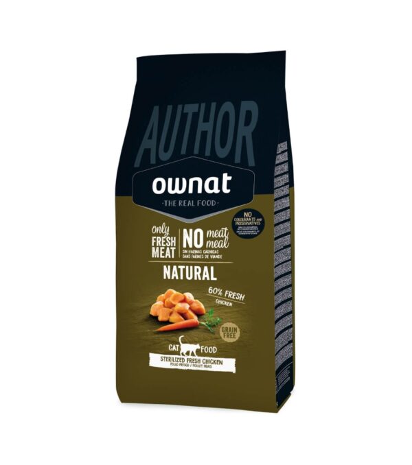 OWNAT - Author 放牧雞肉無穀貓糧 | 絕育貓體重管理配方 1.5 / 3公斤