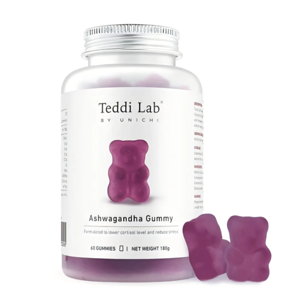Unichi - Teddi Lab® 南非醉茄小熊軟糖 葡萄味 60粒