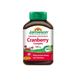 Jamieson - Natural Strength Cranberry 500mg 60 Capsules