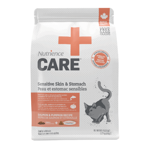 Nurtrience – Care® 敏感肌膚與腸胃 | 低過敏貓糧 2.2 / 5公斤