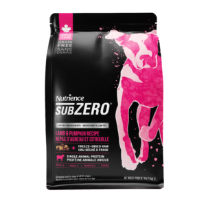 Nutrience SUBZERO – 單一動物蛋白無穀物草飼羊南瓜狗糧 | 全齡犬配方 1.8 / 10公斤