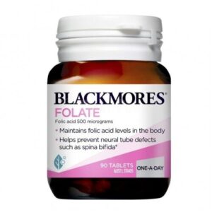 BLACKMORES - 天然膳食葉酸片 500微克 90片