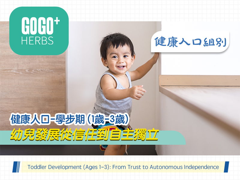 學步期 (1歲-3歲)幼兒發展從信任到自主獨立