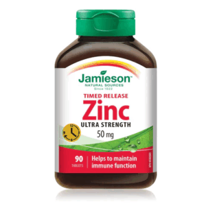Jamieson – Super Strength Zinc 50mg 90 Tablets