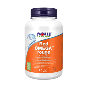 NOW Foods - 紅色Omega™軟膠囊 (紅麴 + 輔酶Q10 + 魚油) 90粒