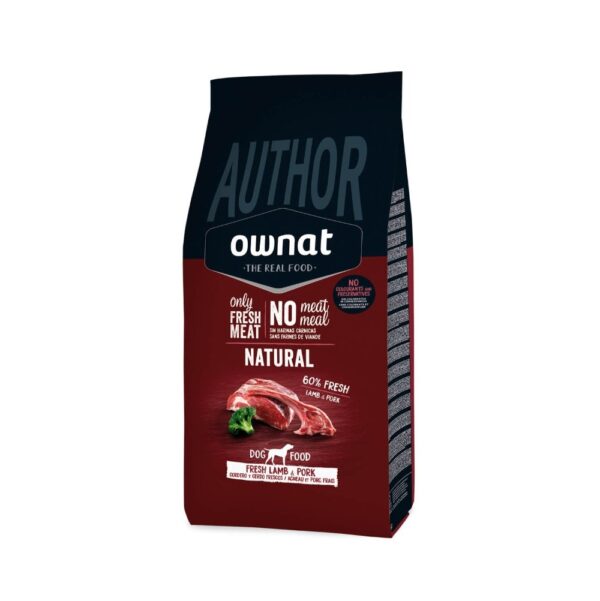 【期短清貨價】OWNAT – Author 高比例新鮮羊肉豬肉低穀狗糧 3 / 10公斤