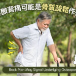 腰酸背痛可能是骨質疏鬆作怪