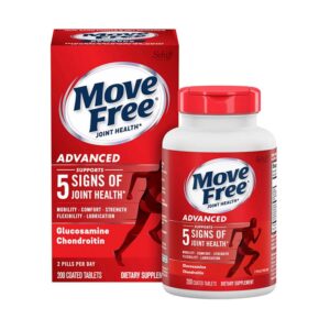 Move Free - 葡萄糖胺1500亳克+ 軟骨素200亳克(4合1配方) 200片