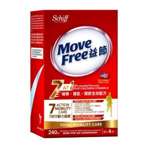 Move Free - 7合1補骨健肌關節全效配方(葡萄糖胺、軟骨素、MSM、鈣) 240片